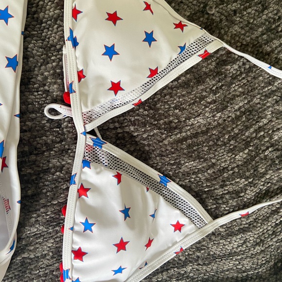 High Waist Bikini- Tassel Pom-Poms Bathing Suits - Picture 5 of 5